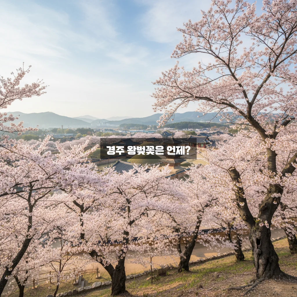 경주 왕벚꽃 개화시기 관련 이미지 1