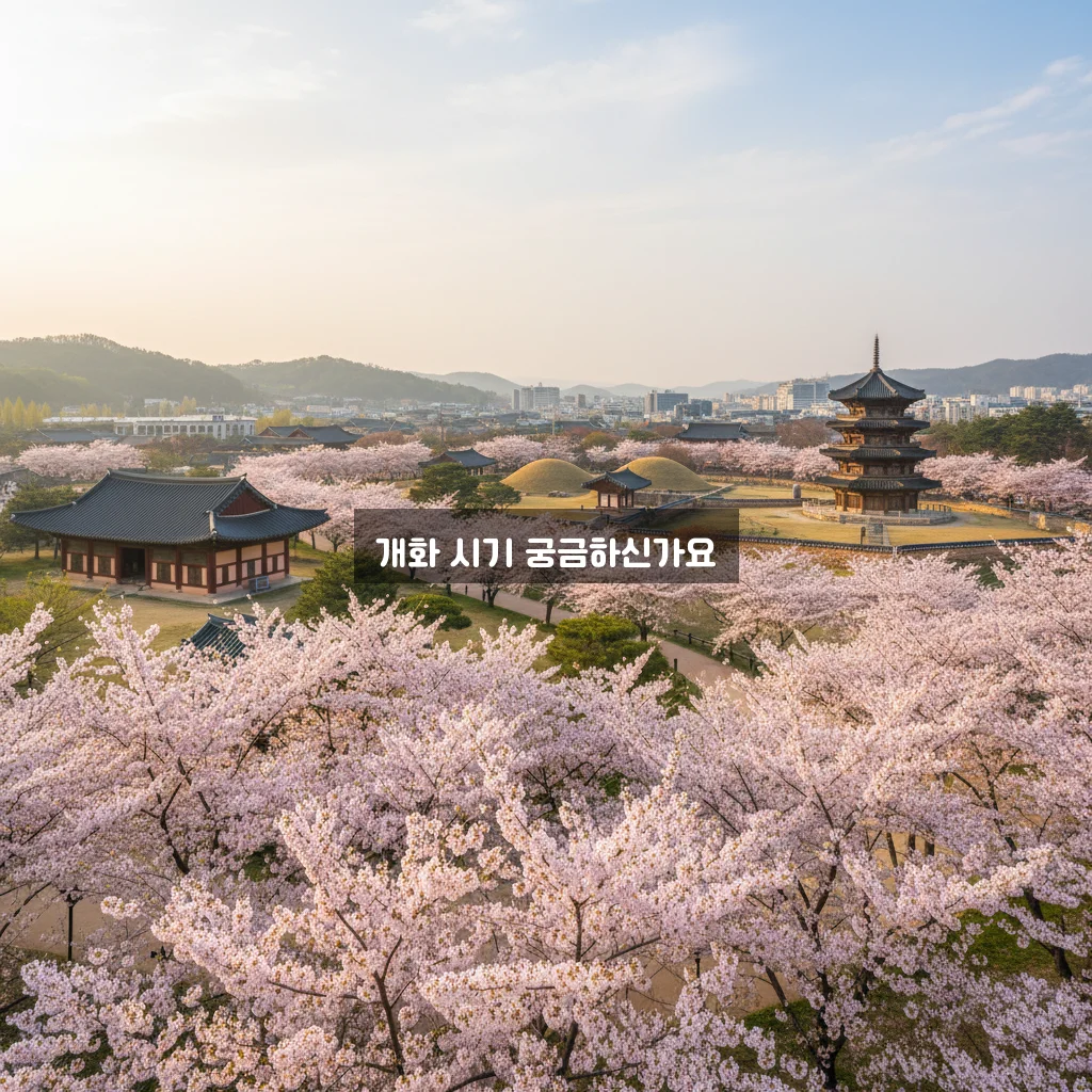 경주 왕벚꽃 개화시기 관련 이미지 2