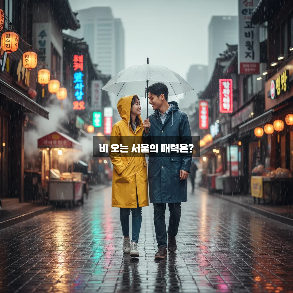 서울 비오는날 데이트 관련 이미지 1