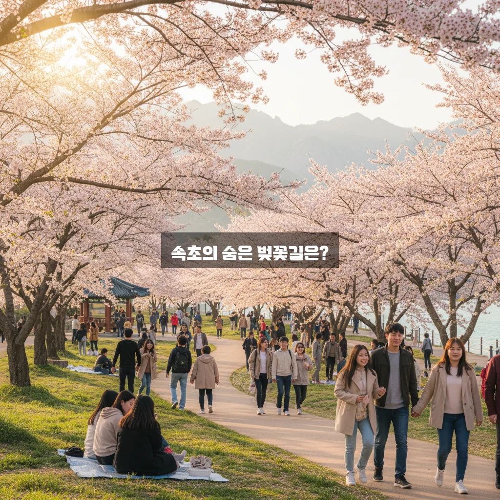 속초 벚꽃 명소 관련 이미지 1