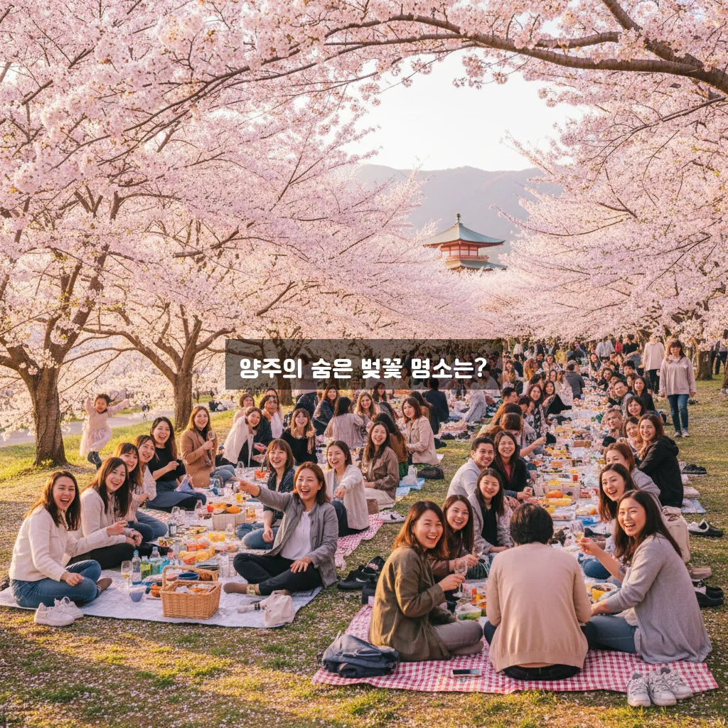 양주 벚꽃 명소 관련 이미지 1