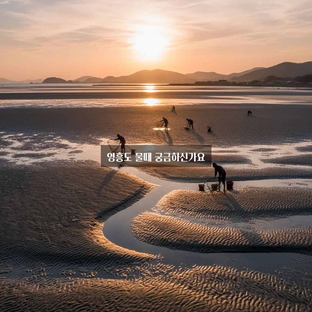 영흥도 물때표 관련 이미지 1