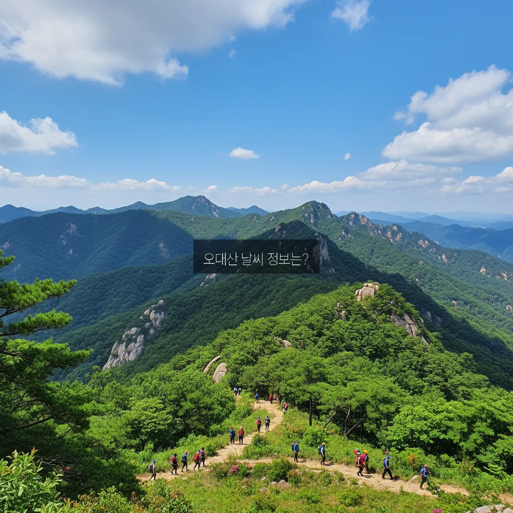 오대산 날씨 관련 이미지 1