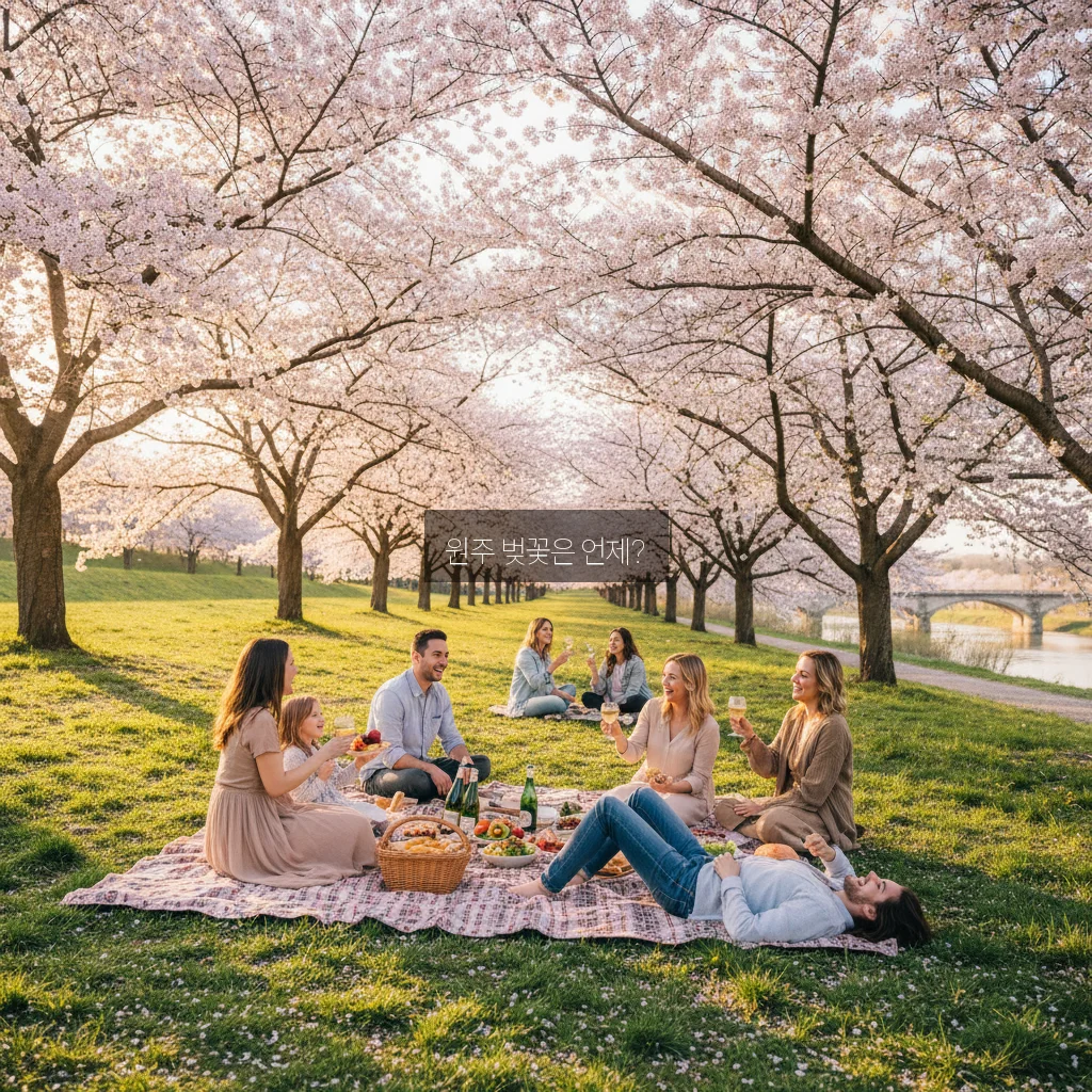원주 벚꽃 개화시기 관련 이미지 1