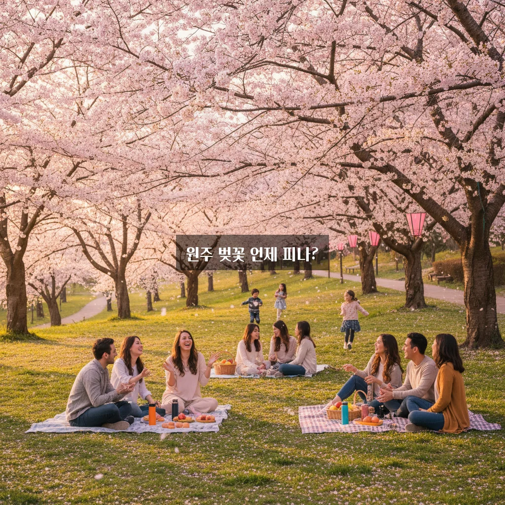 원주 벚꽃 개화시기 관련 이미지 2