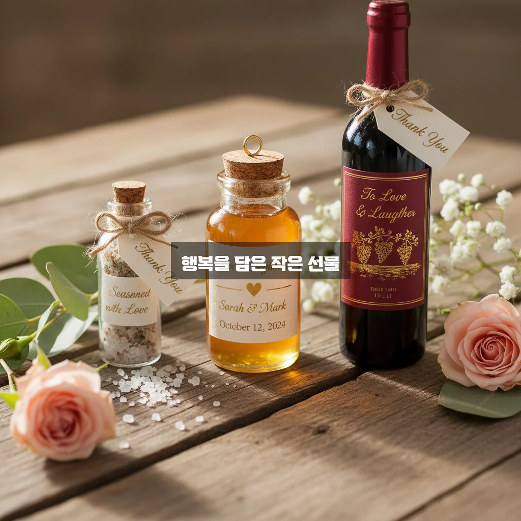 결혼 답례품 소금 꿀 와인 추천 관련 이미지 2