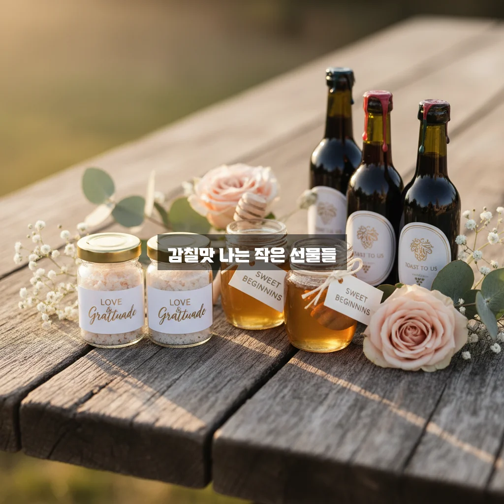 결혼 답례품 소금 꿀 와인 추천 관련 이미지 3