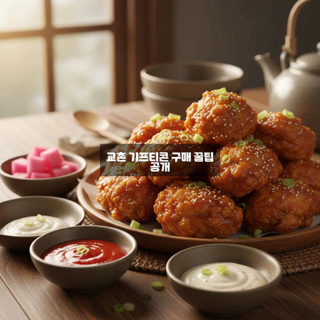 교촌치킨 기프티콘 주문 관련 이미지 1
