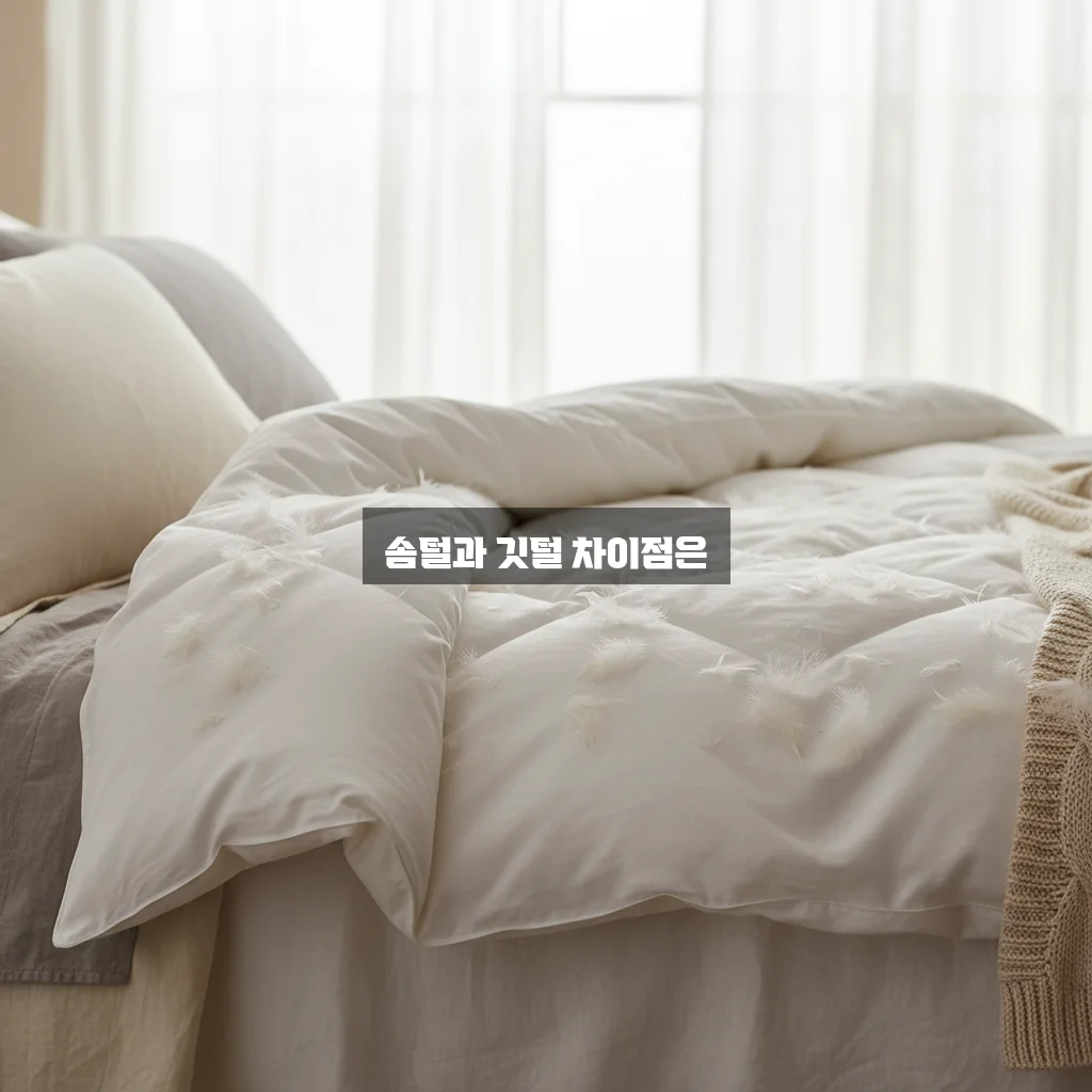 구스 이불 솜털 깃털 비율 및 세탁법 관련 이미지 2