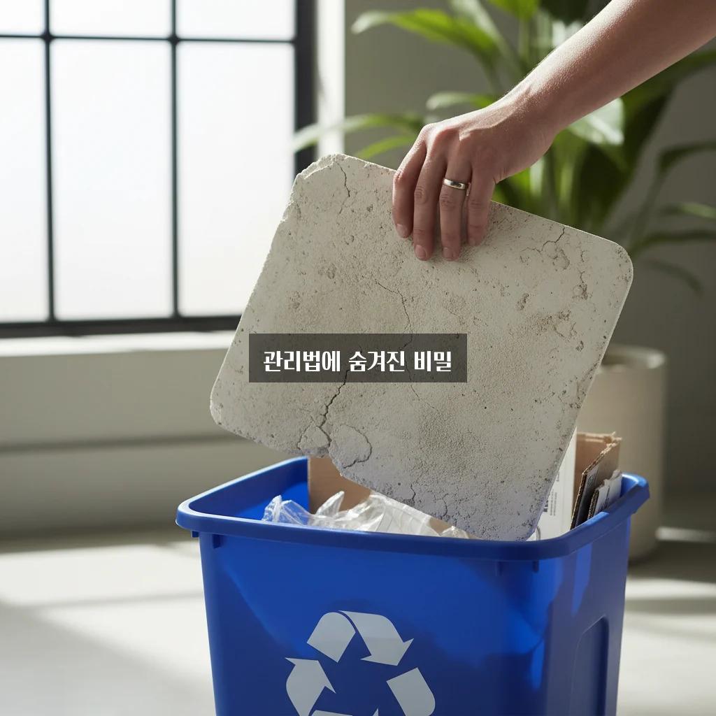 규조토 발매트 버리는 법 및 사포질 관리 관련 이미지 3