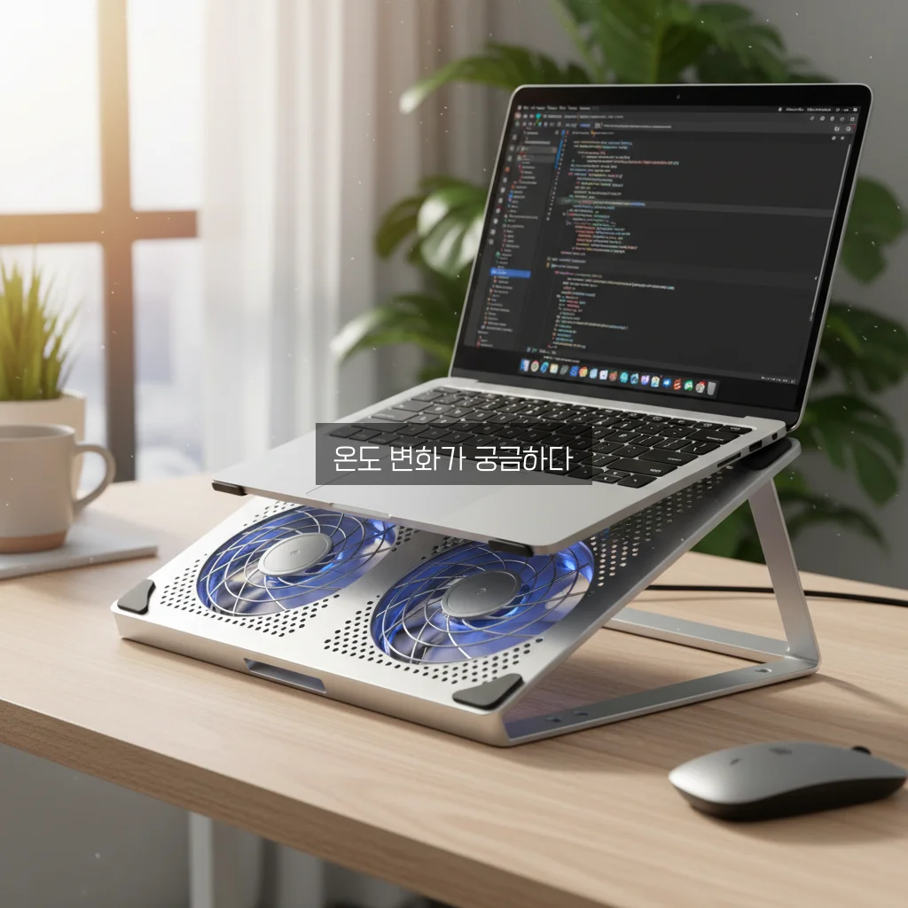 노트북 거치대 쿨링 팬 달린 것 효과 관련 이미지 2
