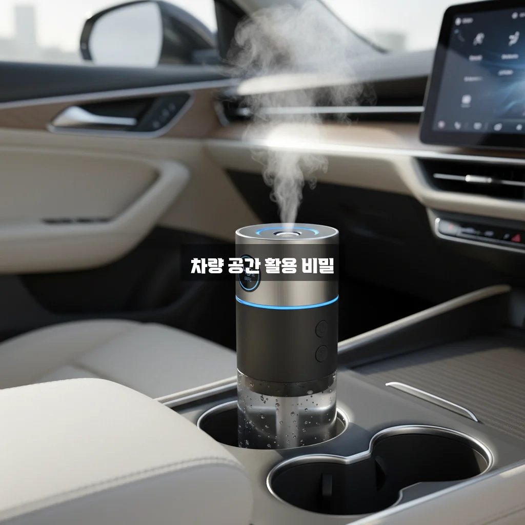 미니 가습기 차량용 컵홀더 거치 가능 관련 이미지 1