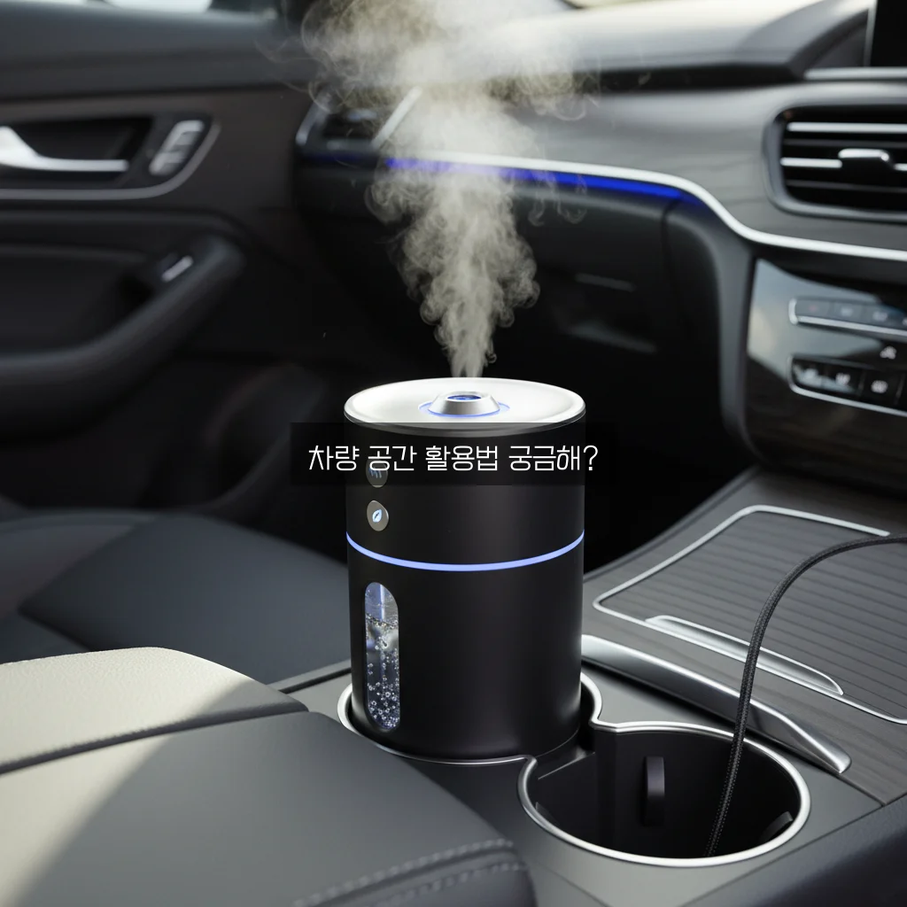 미니 가습기 차량용 컵홀더 거치 가능 관련 이미지 3