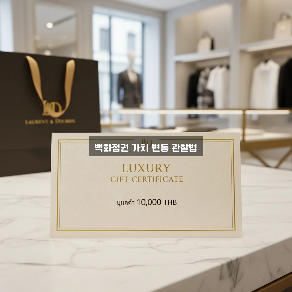 백화점 상품권 시세 관련 이미지 2