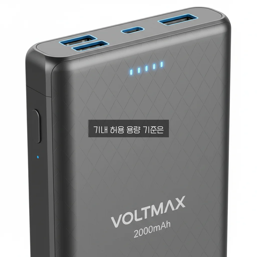 보조배터리 기내 반입 가능 용량 (20000mAh) 관련 이미지 2