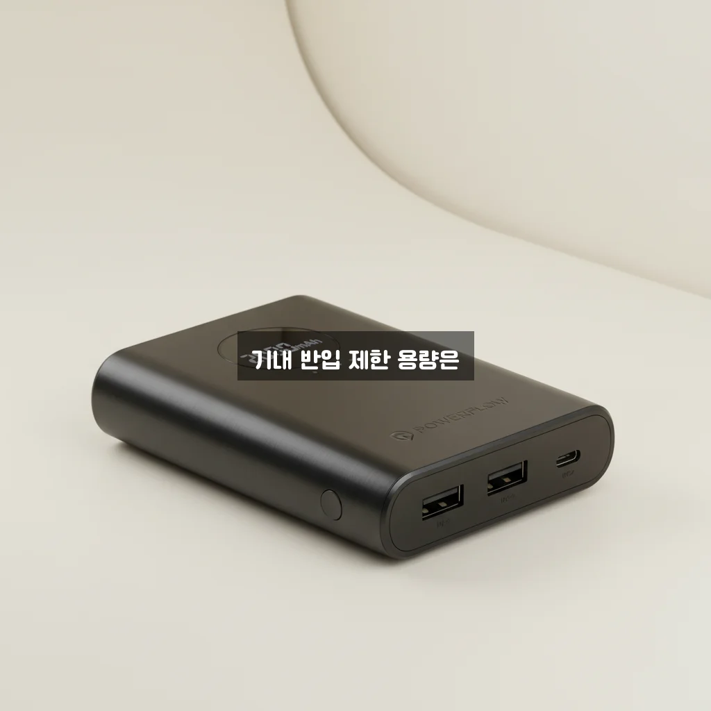 보조배터리 기내 반입 가능 용량 (20000mAh) 관련 이미지 3