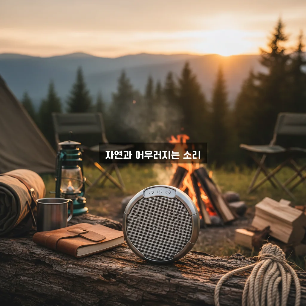 블루투스 스피커 캠핑용 감성 디자인 관련 이미지 3