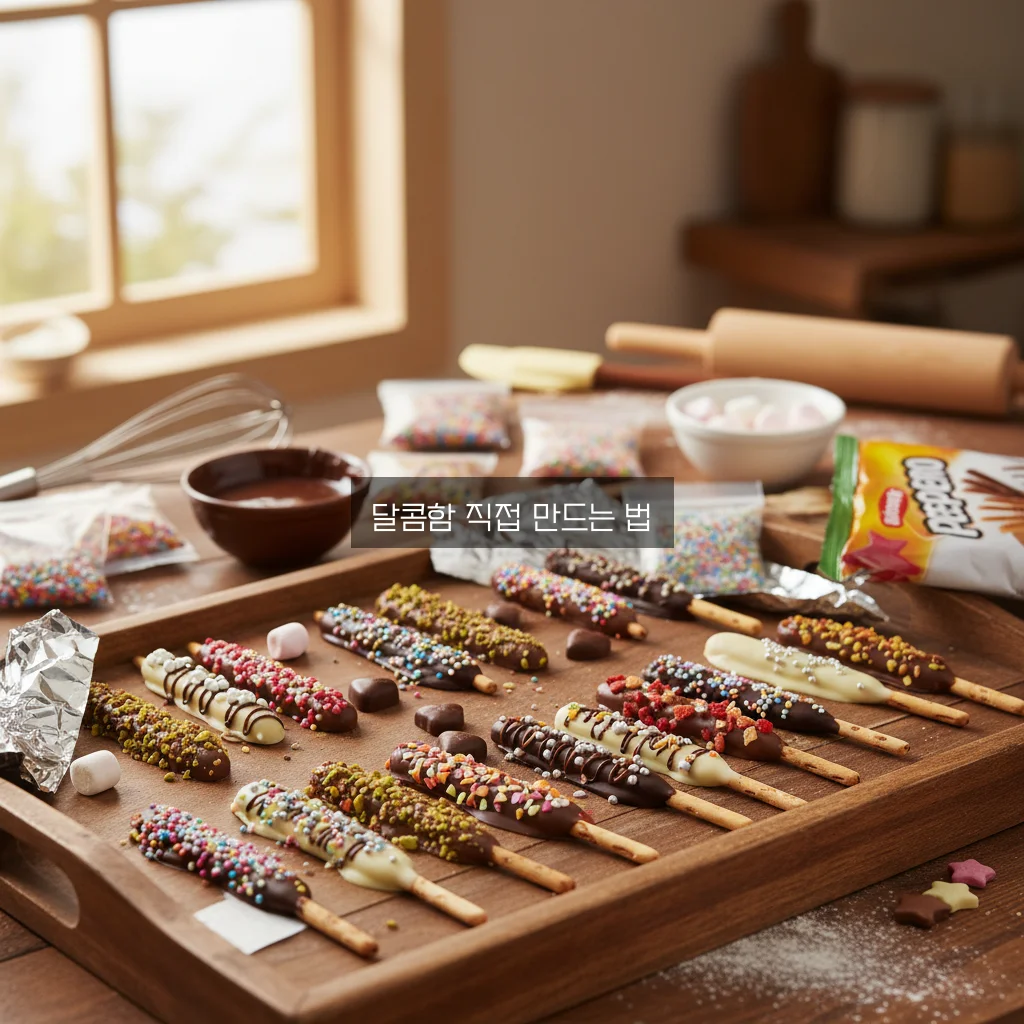 빼빼로데이 만들기 키트 수제 초콜릿 관련 이미지 1