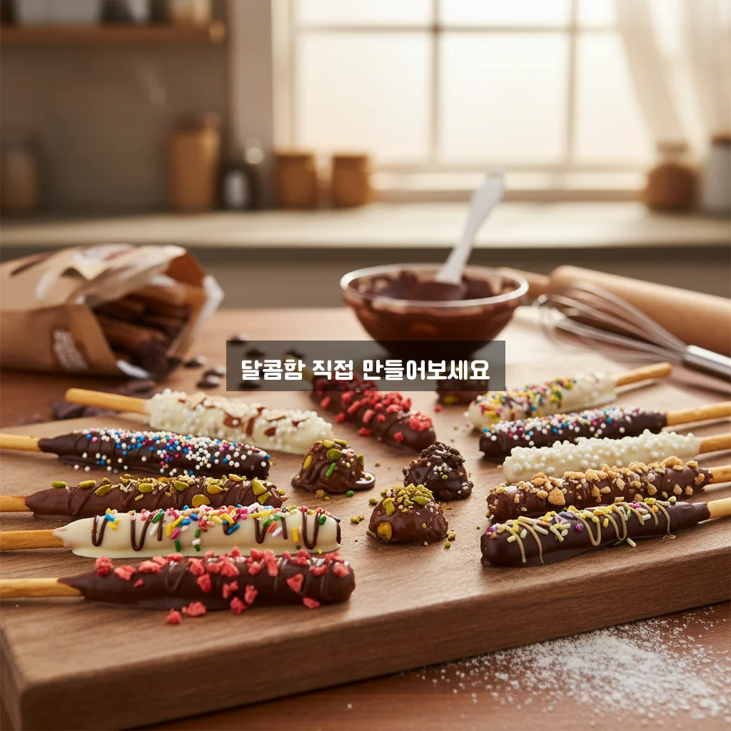 빼빼로데이 만들기 키트 수제 초콜릿 관련 이미지 3