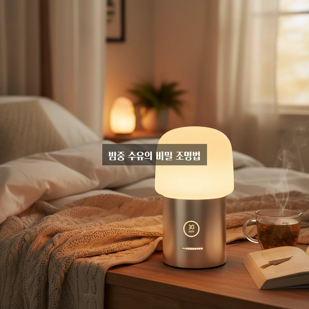 수유등 타이머 기능 및 밝기 조절 관련 이미지 1