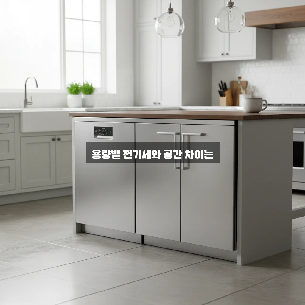 식기세척기 6인용 12인용 전기세 차이 (설치 공간) 관련 이미지 1