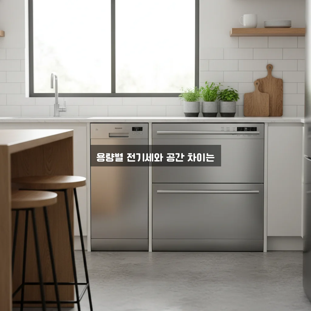 식기세척기 6인용 12인용 전기세 차이 (설치 공간) 관련 이미지 2