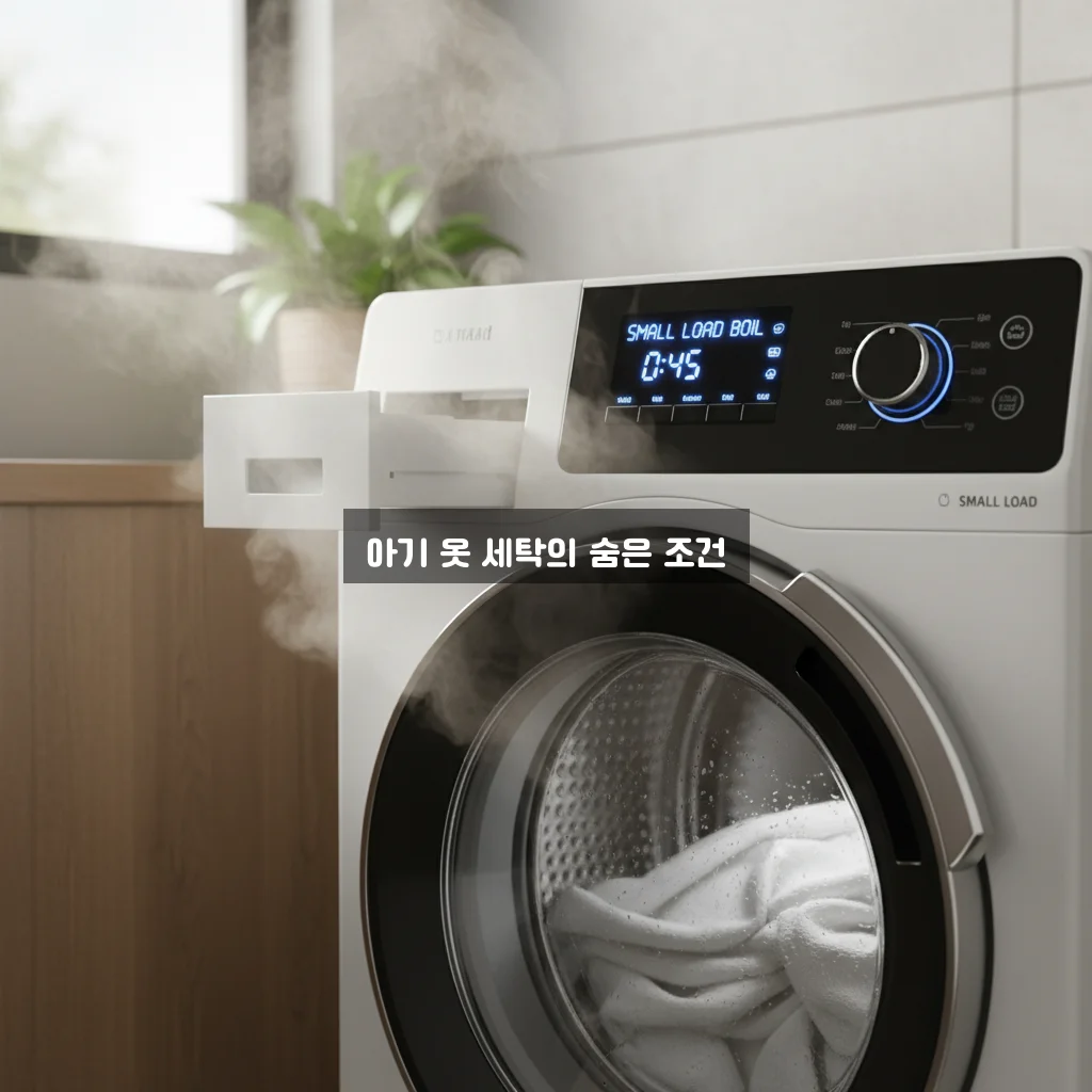아기 세탁기 소량 삶음 기능 필요성 관련 이미지 1