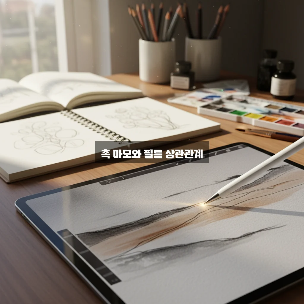 아이패드 종이질감 필름 펜촉 마모 덜한 것 관련 이미지 1