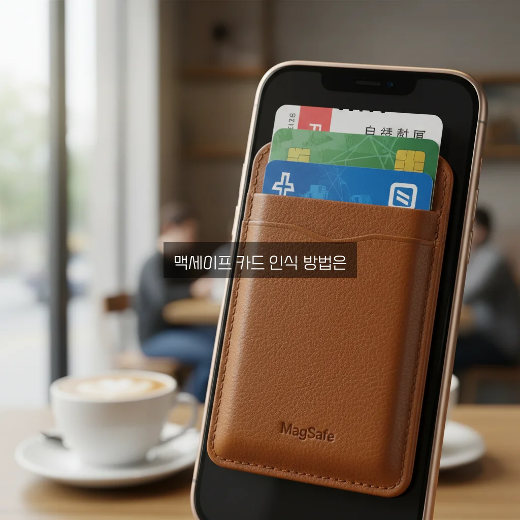 아이폰 맥세이프 카드 지갑 교통카드 인식 관련 이미지 2