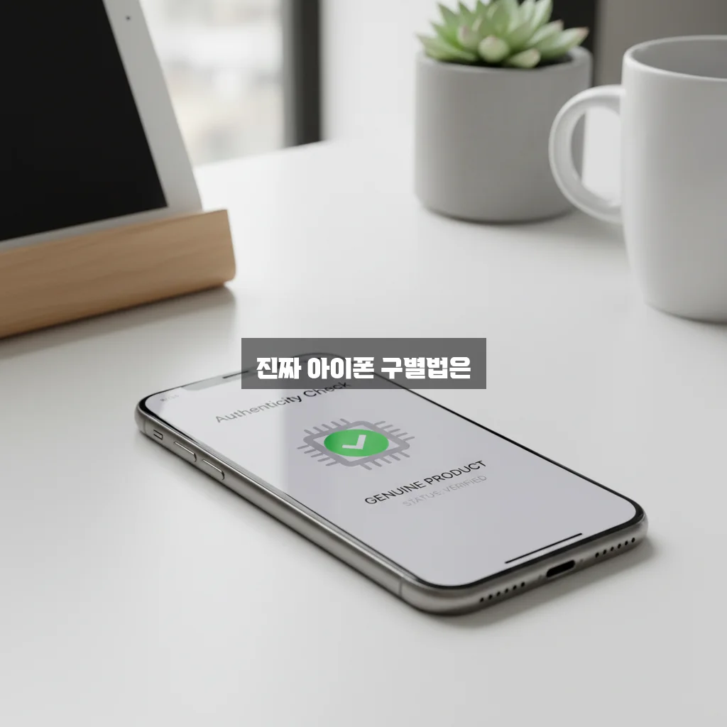 아이폰 정품 확인 관련 이미지 1