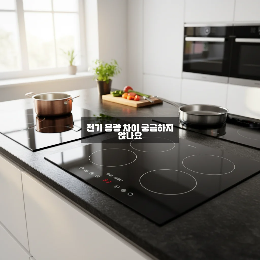 인덕션 3구 vs 4구 전기 공사 필요 여부 관련 이미지 3