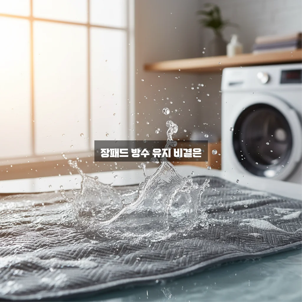 장패드 방수 기능 세탁 방법 관련 이미지 2