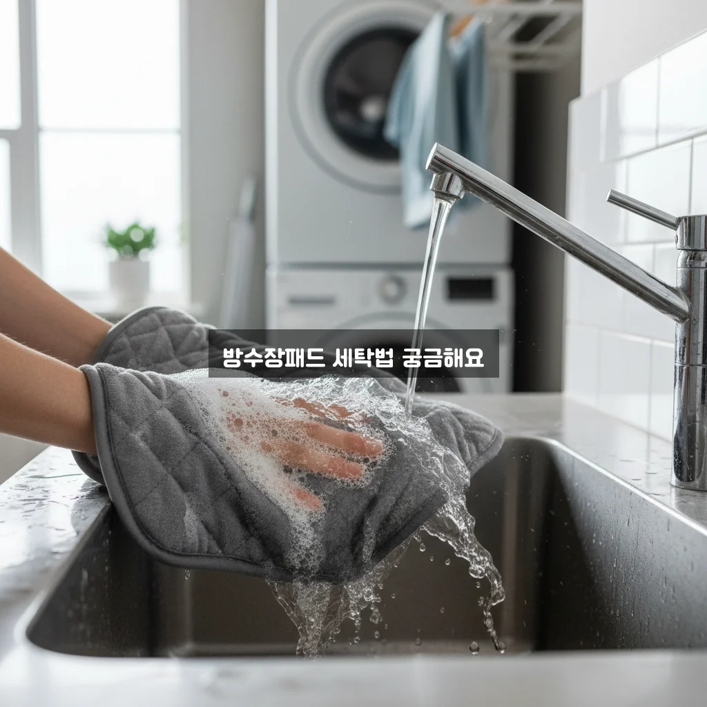 장패드 방수 기능 세탁 방법 관련 이미지 3