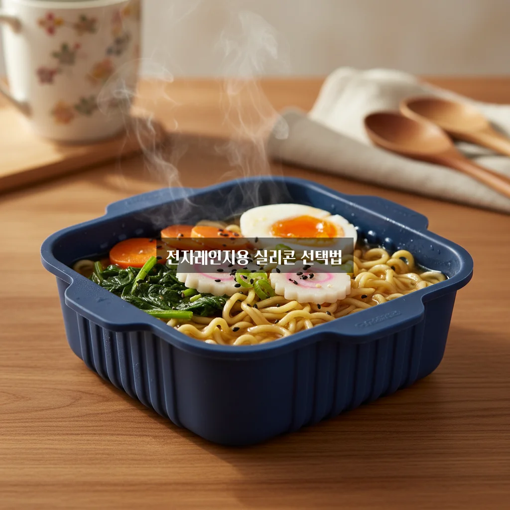 전자레인지 용기 라면 끓이기 가능한 실리콘 관련 이미지 3