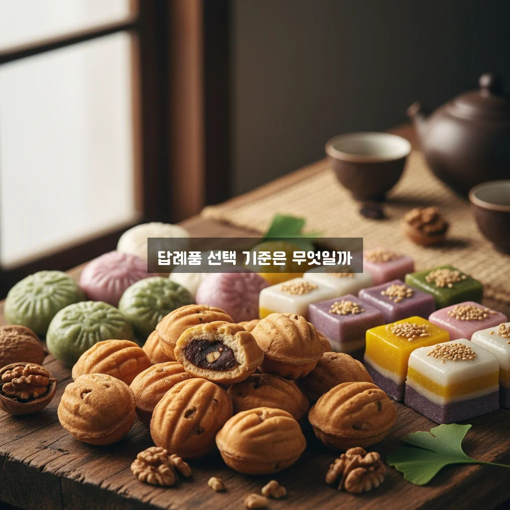 조문 답례품 호두과자 vs 떡 관련 이미지 3
