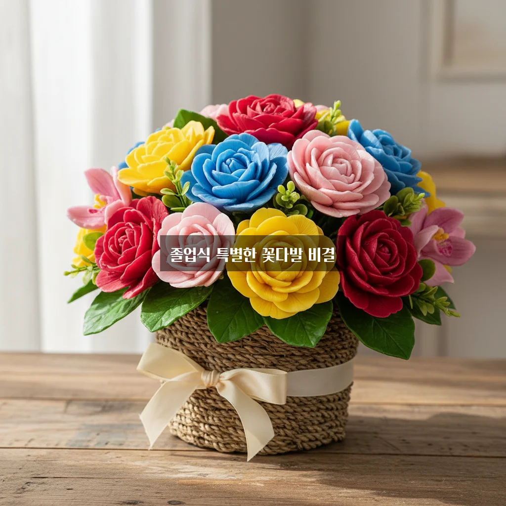 졸업식 꽃다발 비누꽃 인형 꽃다발 만들기 관련 이미지 2