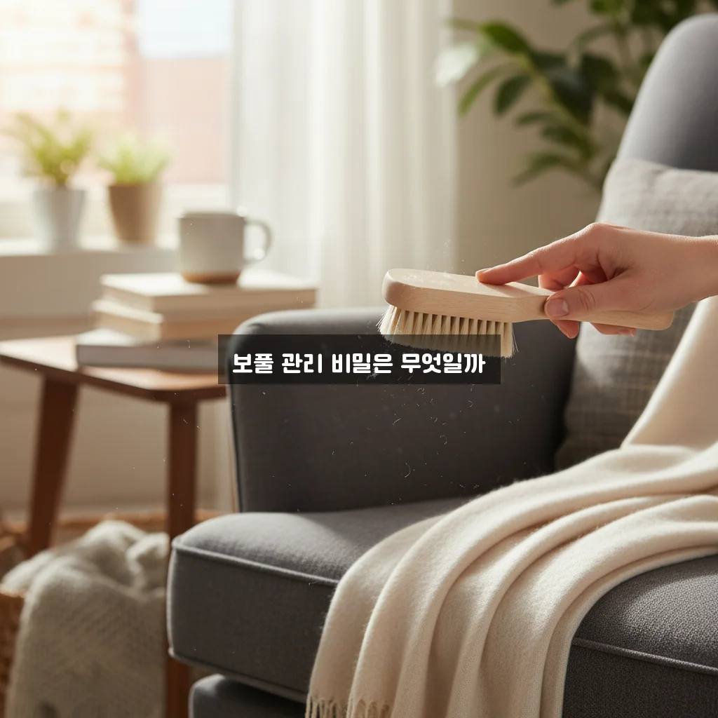 캐시미어 머플러 보풀 제거 및 드라이클리닝 관련 이미지 3
