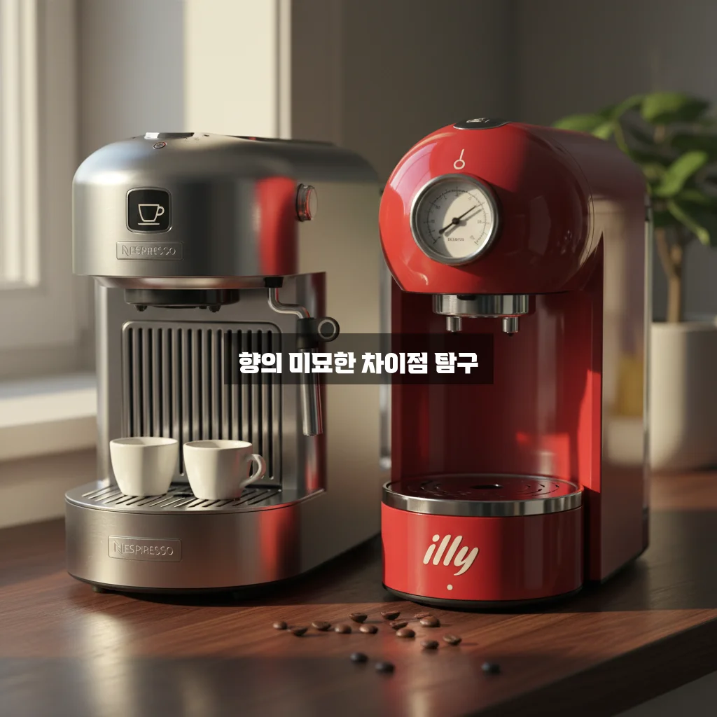 캡슐 커피머신 네스프레소 vs 일리 맛 비교 관련 이미지 3