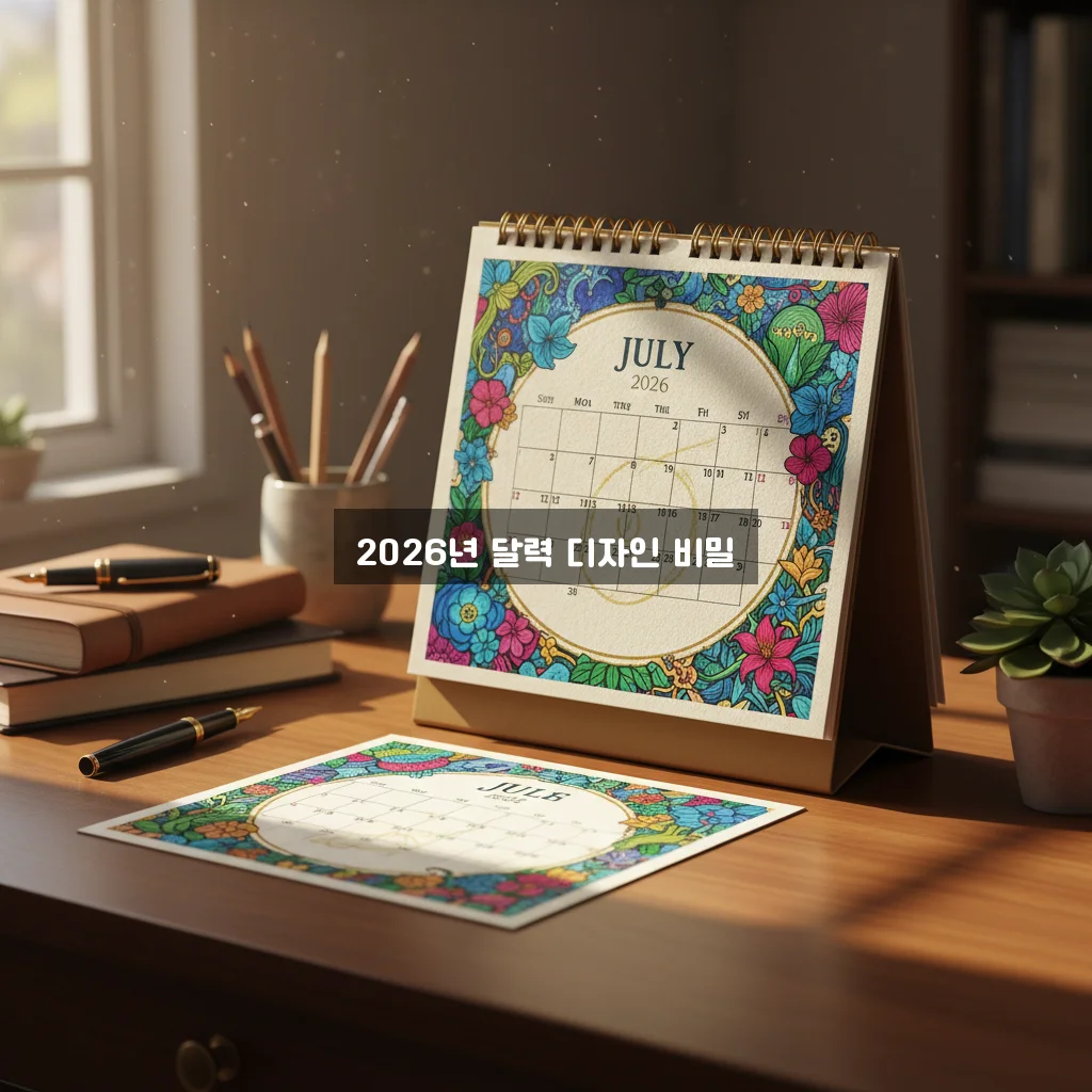 탁상 달력 2026년 디자인 예쁜 곳 관련 이미지 1