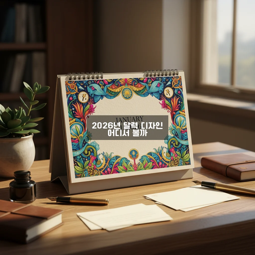 탁상 달력 2026년 디자인 예쁜 곳 관련 이미지 3