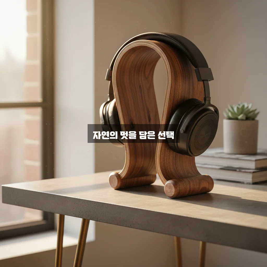 헤드폰 거치대 원목 디자인 추천 관련 이미지 1