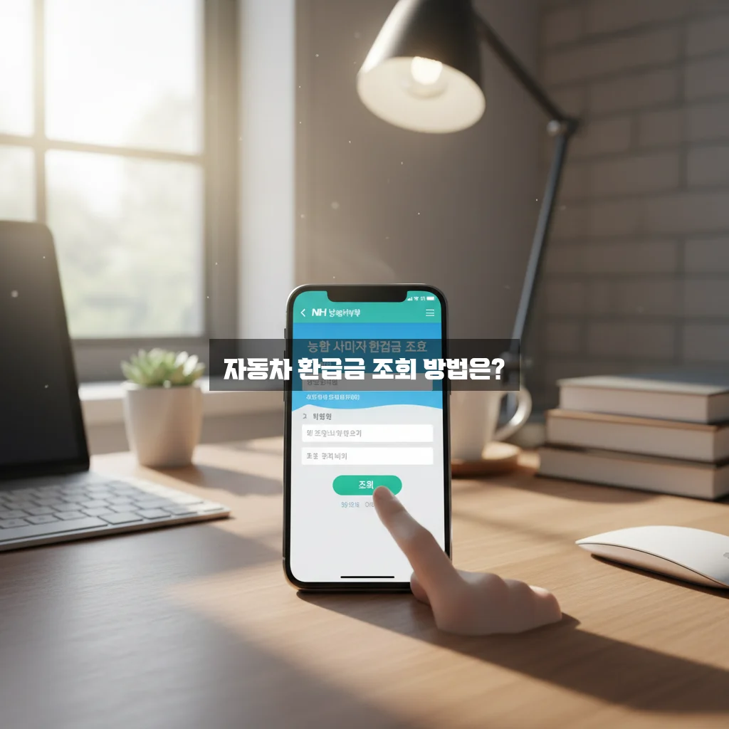 농협 자동차 환급금 조회 방법 완벽 가이드 관련 이미지 1