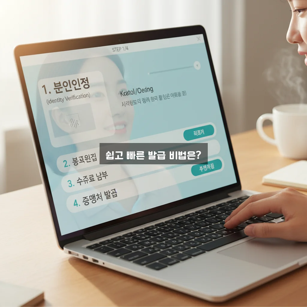 온라인 주민등록등본 인터넷 발급 방법 완벽 정리 관련 이미지 1