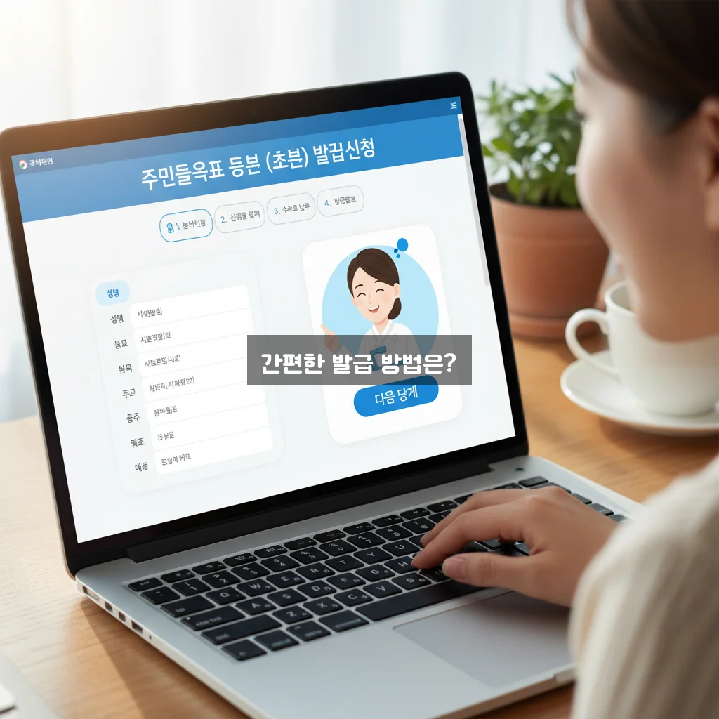 온라인 주민등록등본 인터넷 발급 방법 완벽 정리 관련 이미지 3