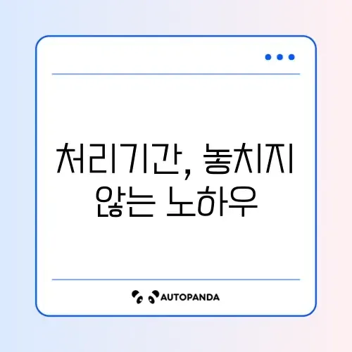보험금 청구서 양식 처리기간 체크리스트