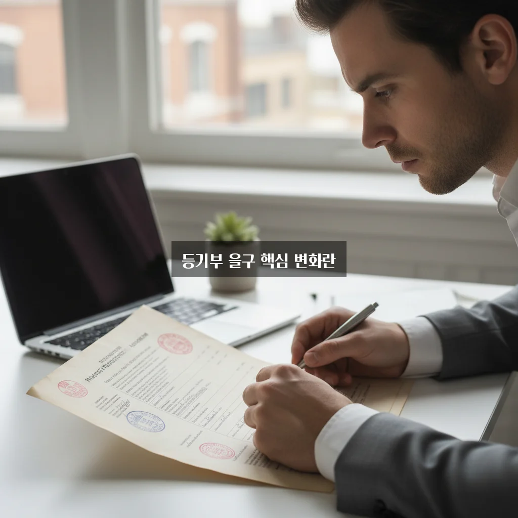 2026년 등기부등본 을구 확인 비교 완벽 가이드 관련 이미지 3