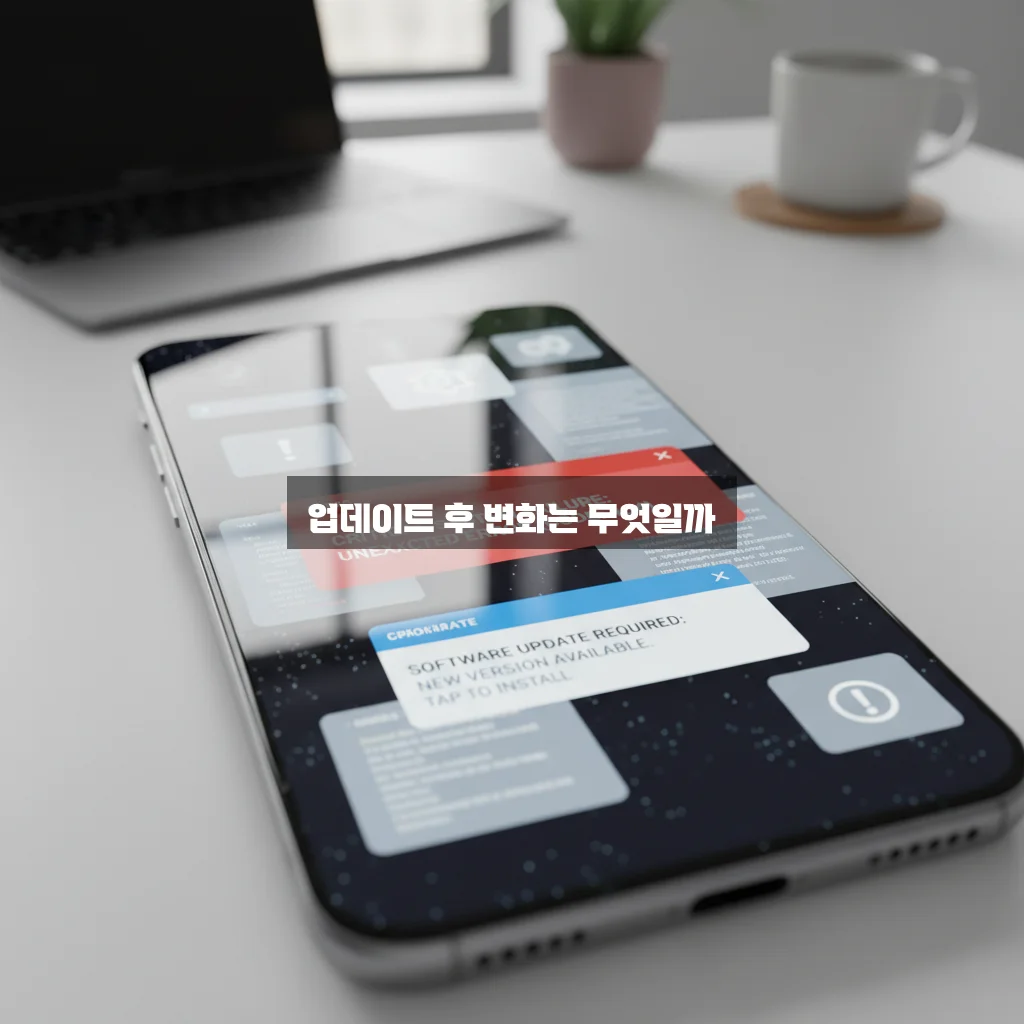 갤럭시 업데이트 후 오류 차이 최신 완벽 정리 알아보기 관련 이미지 2