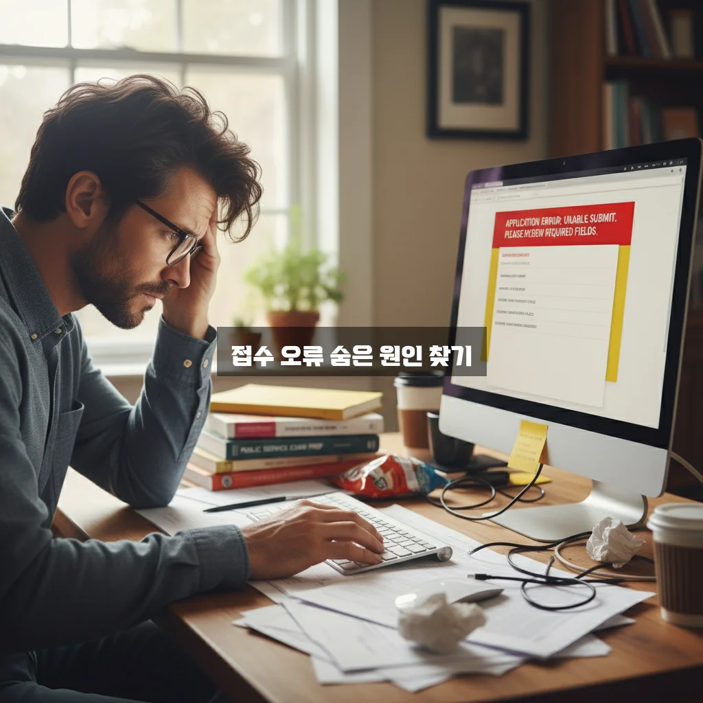 공무원 시험 원서접수 오류 해결 최신 방법 완벽 정리 관련 이미지 3