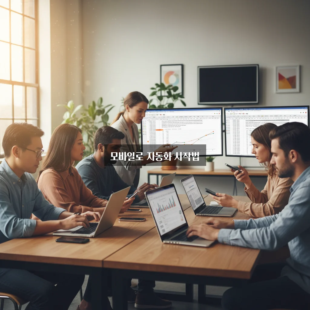 모바일에서 쉽게 배우는 구글시트 자동화 설정 가이드 관련 이미지 3