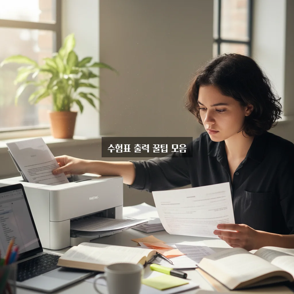 수험표 출력 변경 완벽 정리 가이드 알아보기 관련 이미지 3